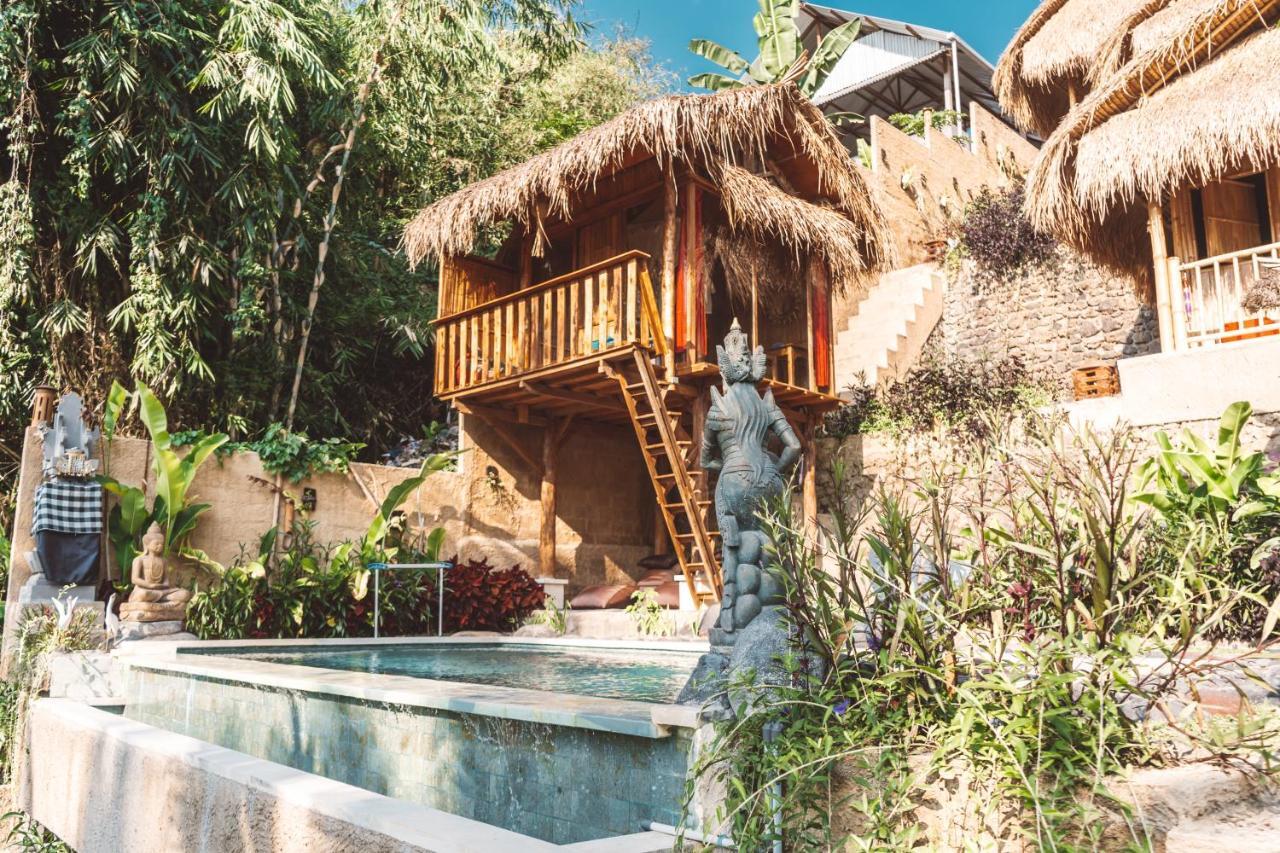 Bali Bamboo Jungle Huts And Hostel Tampaksiring Kültér fotó
